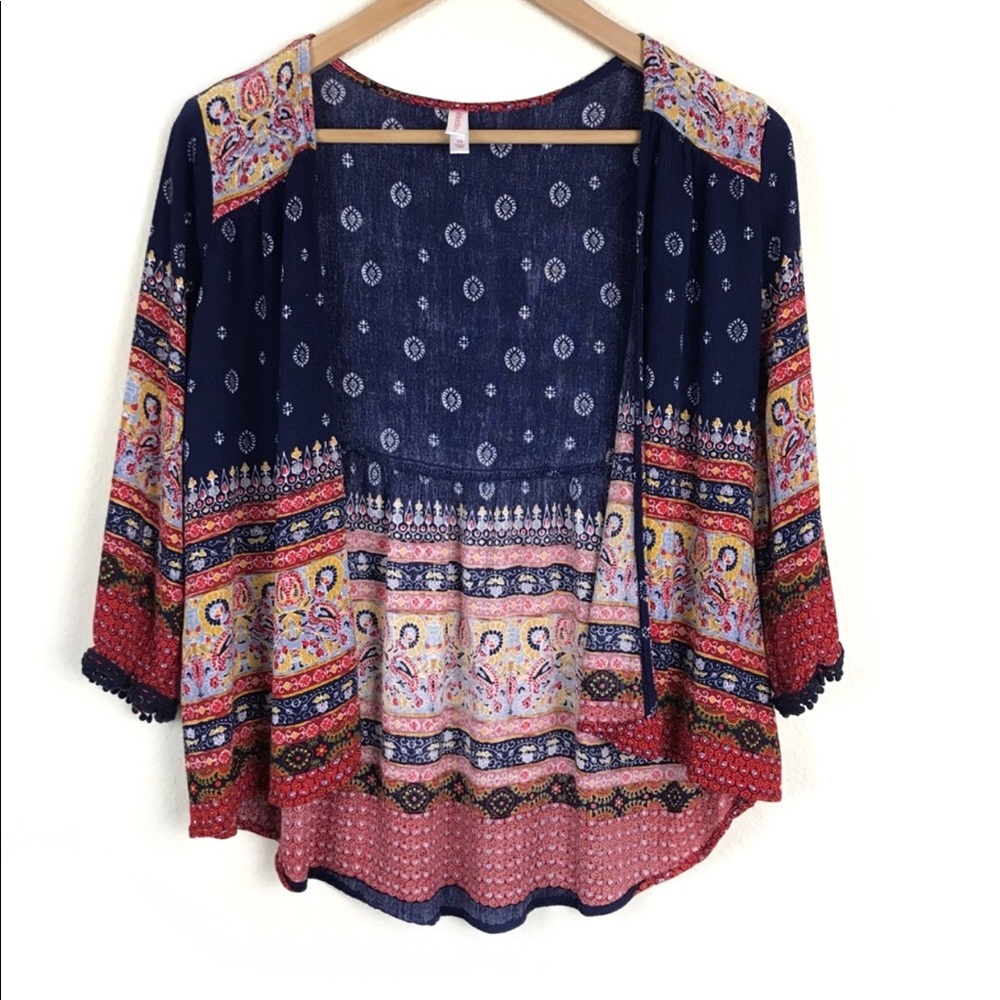 Boho Xhilaration  Lightweight Cardigan Sz XS
